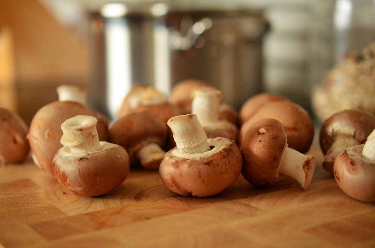 chestnut mushrooms