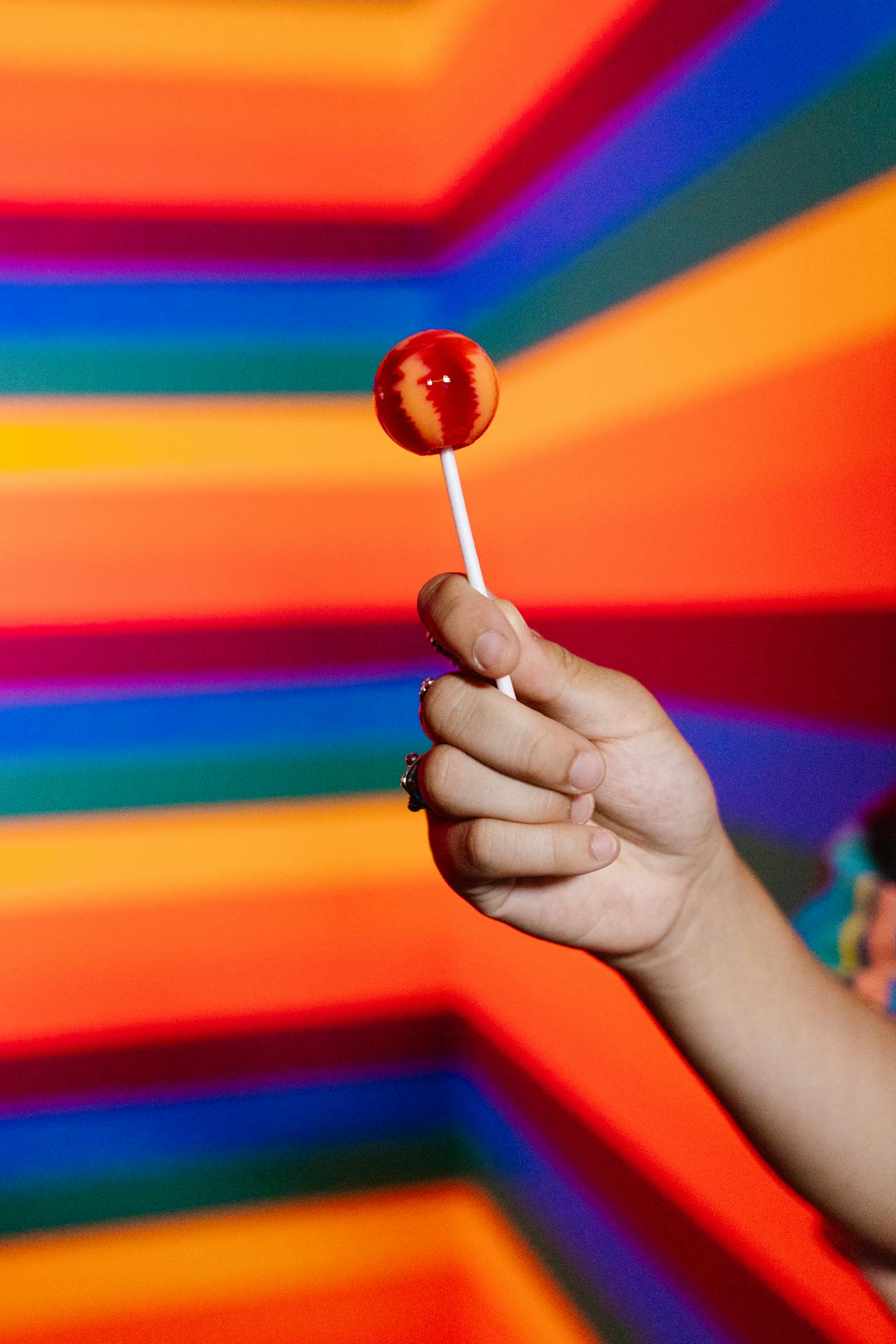 red lollypop