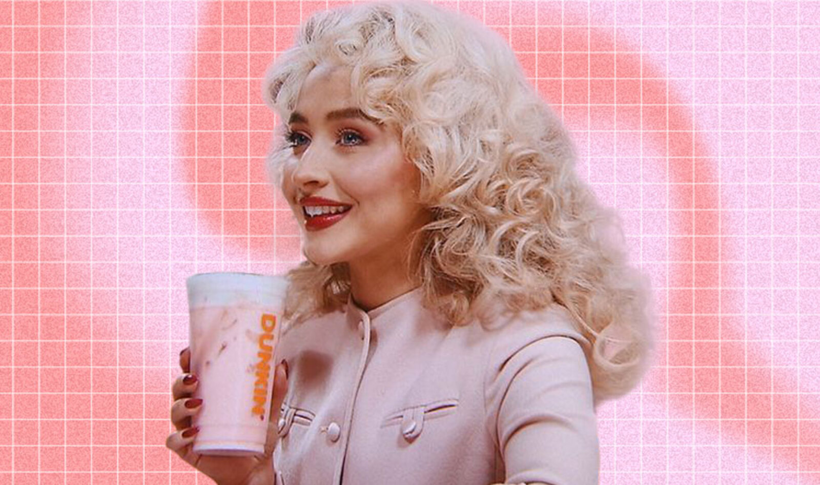 Sabrina Carpenter's Latest Dunkin' Collab Is a Fruity, Dreamy Oatmilk Take on Strawberries and Cream&nbsp;