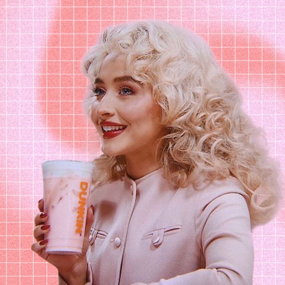 Sabrina Carpenter's Latest Dunkin' Collab Is a Fruity, Dreamy Oatmilk Take on Strawberries and Cream 