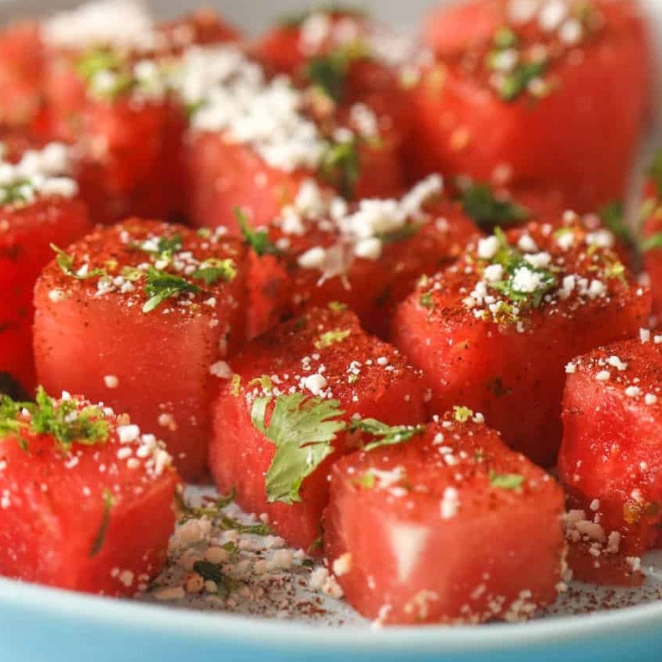 Top Your Watermelon With Chili, Cheese, and Cream for the Sweetest Summer Upgrade