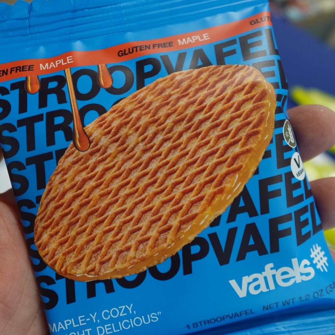 vegan and gluten-free stroopwafel