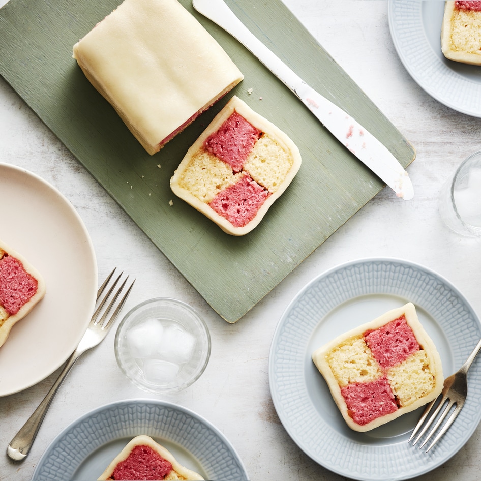 Classic English Battenberg Cake