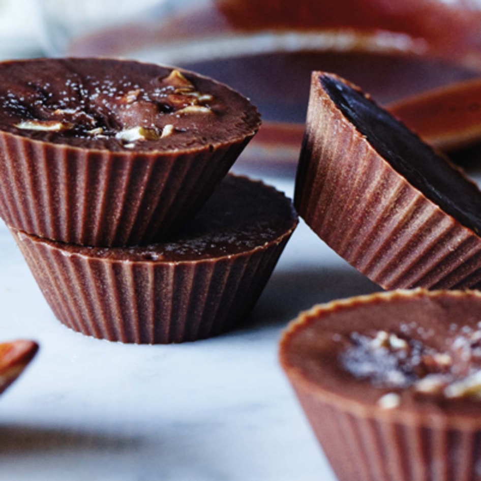 Easy Vegan Almond Butter Cups