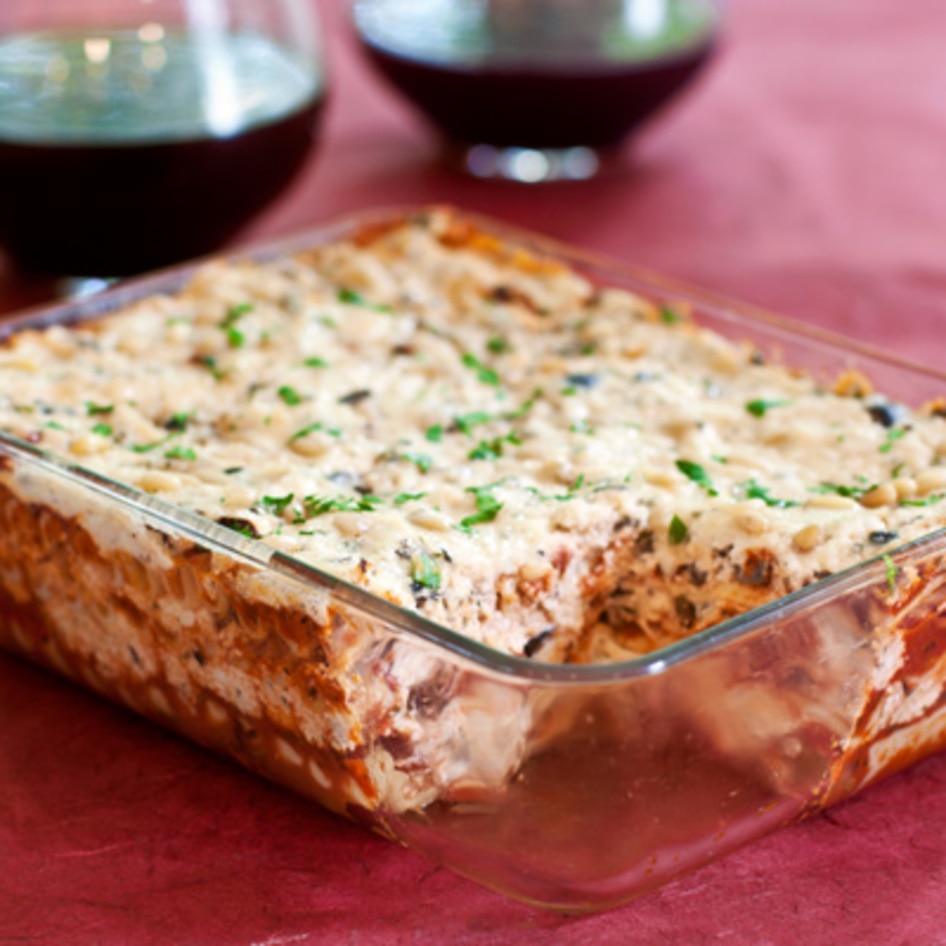 Mile-High, Double-Cheese Vegan Lasagna With Rich Macadamia Ricotta