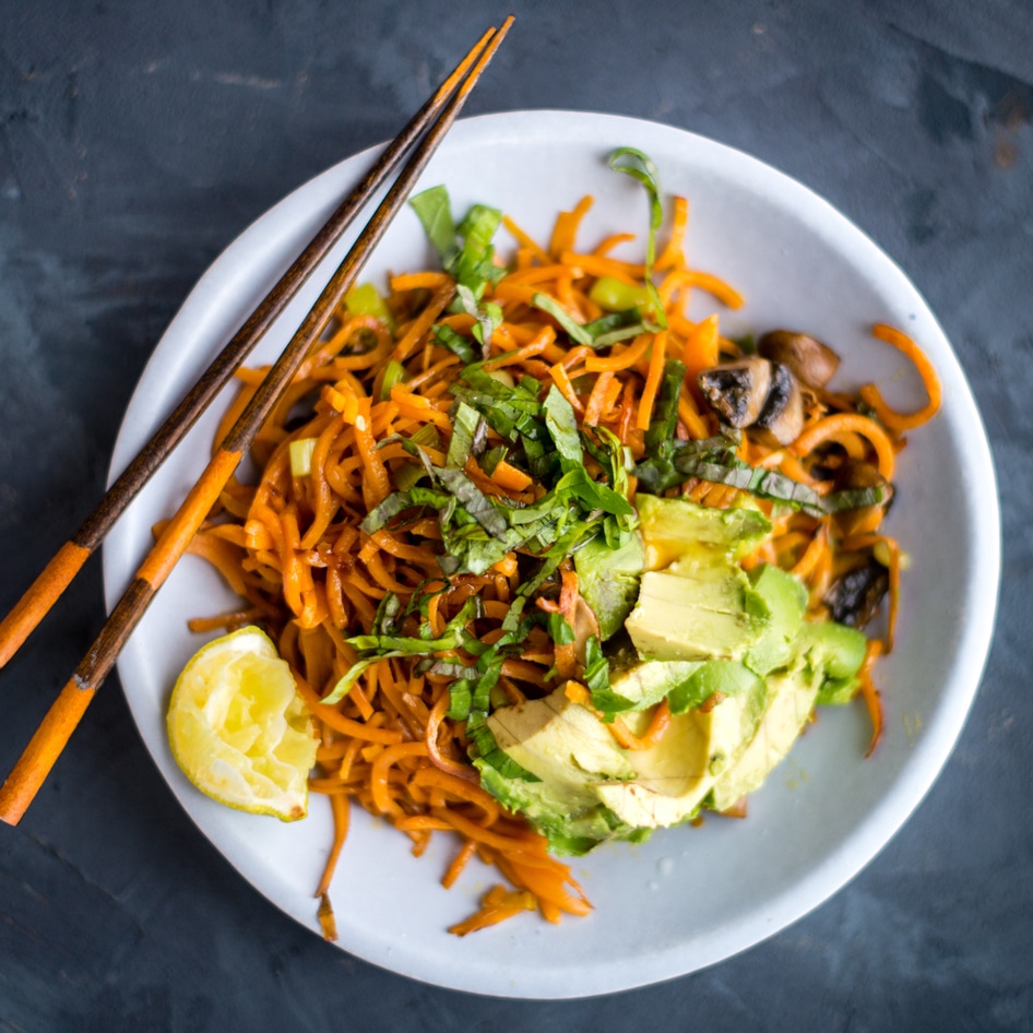 Quick Thai-Inspired Sweet Potato Noodles