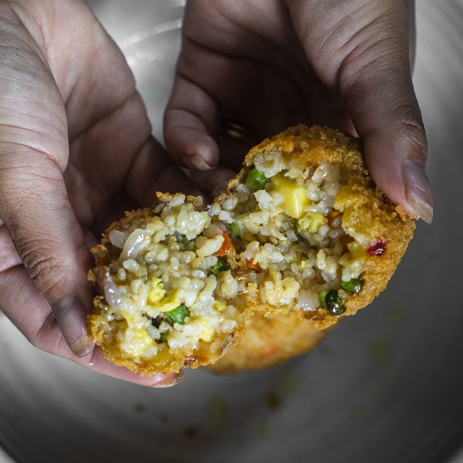 Korean-Style Fried Rice Balls (Suppli)