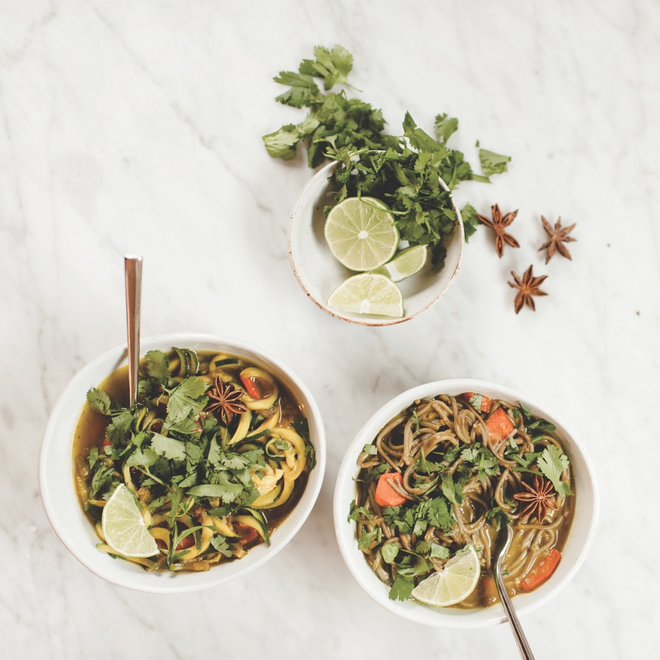 Vietnamese Pho-Inspired Zucchini Noodles