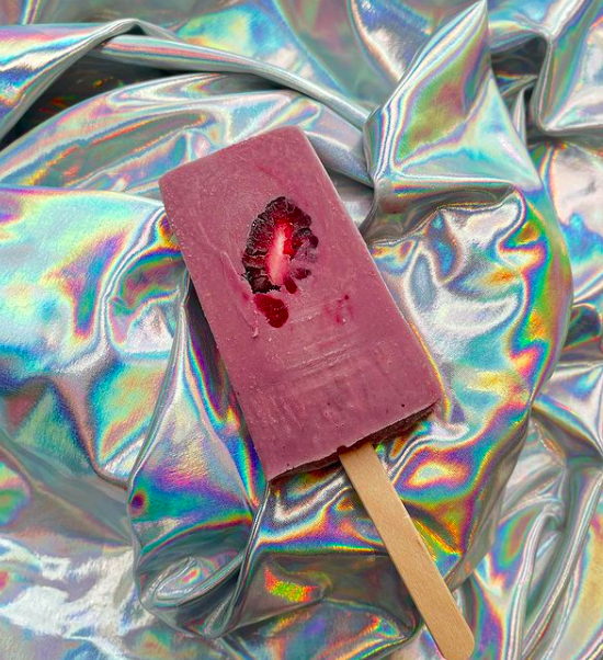 blackberry sweet corn paleta popsicle