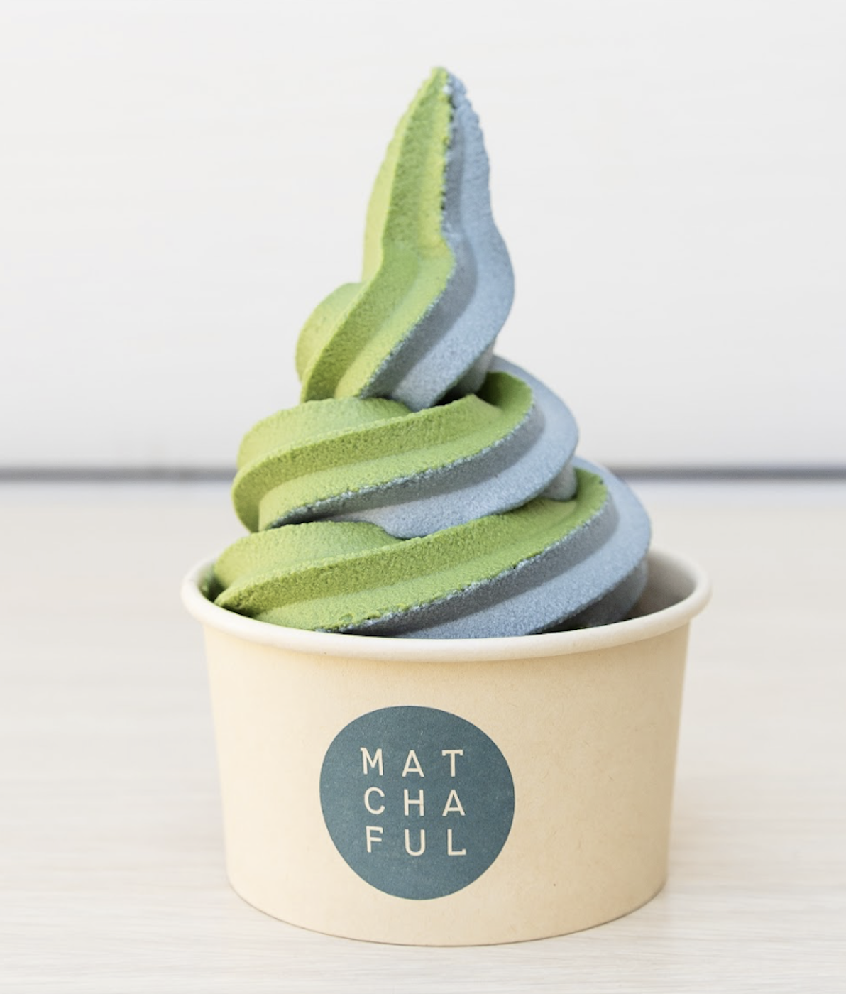 Matchaful vegan soft serve